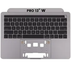 Top Case with Keyboard (ANSI US) For MacBook Pro 13" A1706 (2016-2017) (OEM New) (Space Gray)