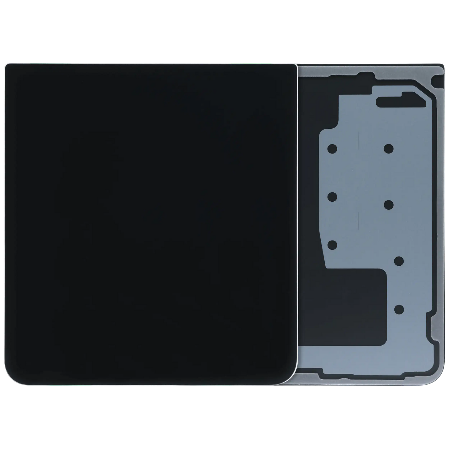 Bottom Back Cover For Samsung Galaxy Z Flip 7 5G (Service Pack) (Jet Black)