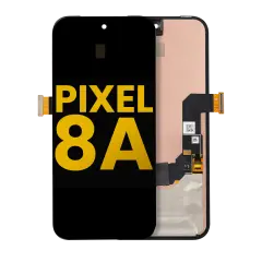 OLED Assembly Without Frame (With Finger Print Sensor) For Google Pixel 8A (Refurbished) (All Colors)