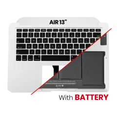 Top Case with Battery and Keyboard (ANSI US) For MacBook Air 13" A1466 (2012) (Used OEM Pull: Grade B/C)