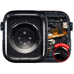 Housing Assembly Compatible For Watch Series 8 (45MM) (Used OEM Pull: Grade A) (GPS Version) (Aluminum / Midnight)