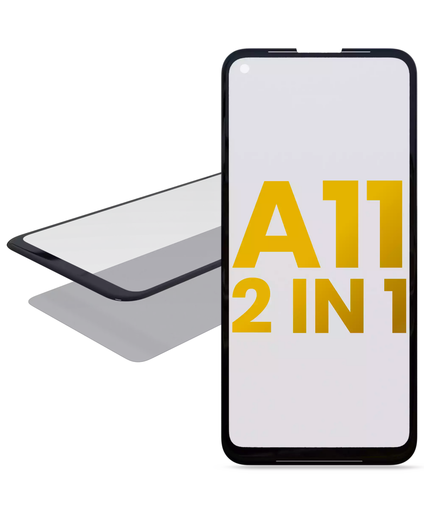 2 in 1 Front Glass With OCA For Samsung Galaxy A11 (US Version) (A115 / 2020)