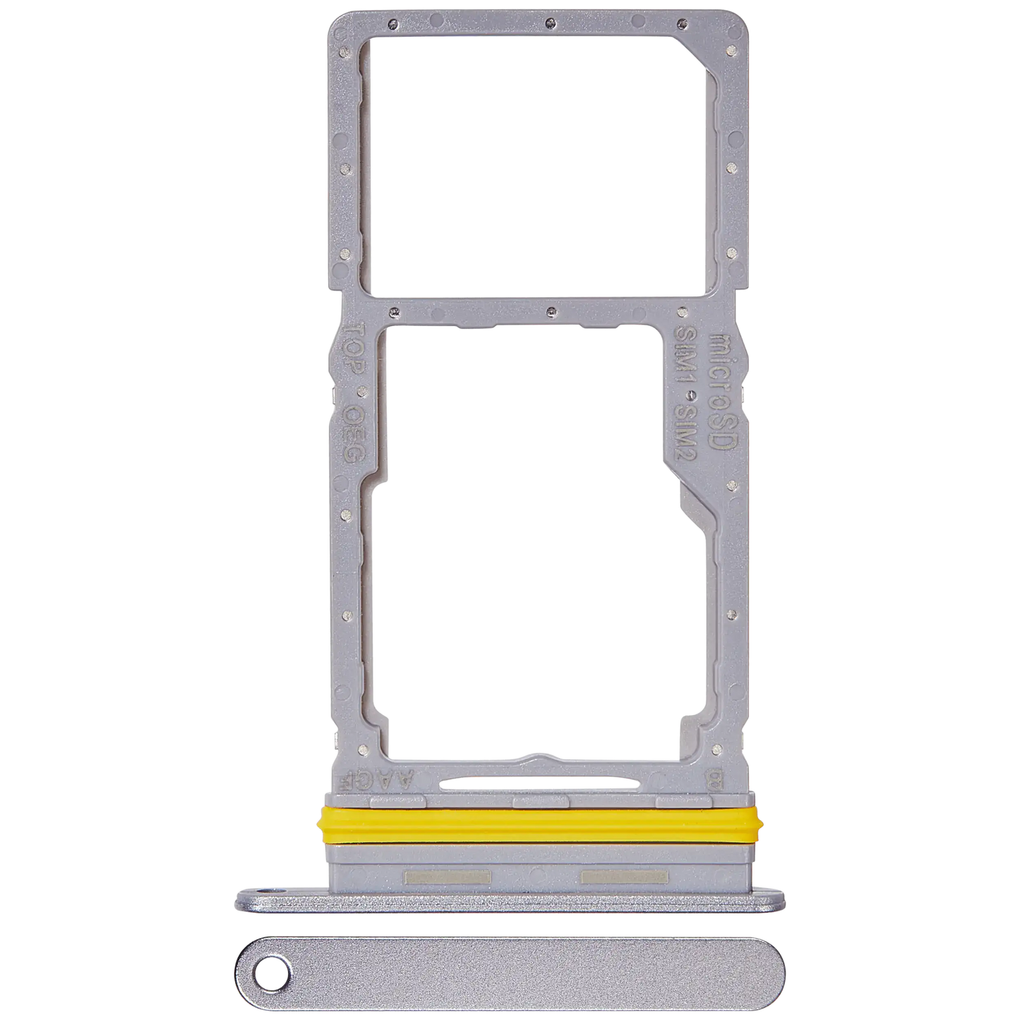 Dual Sim Card Tray For Samsung Galaxy A17 5G (A176 / 2025) (Premium) (Gray)