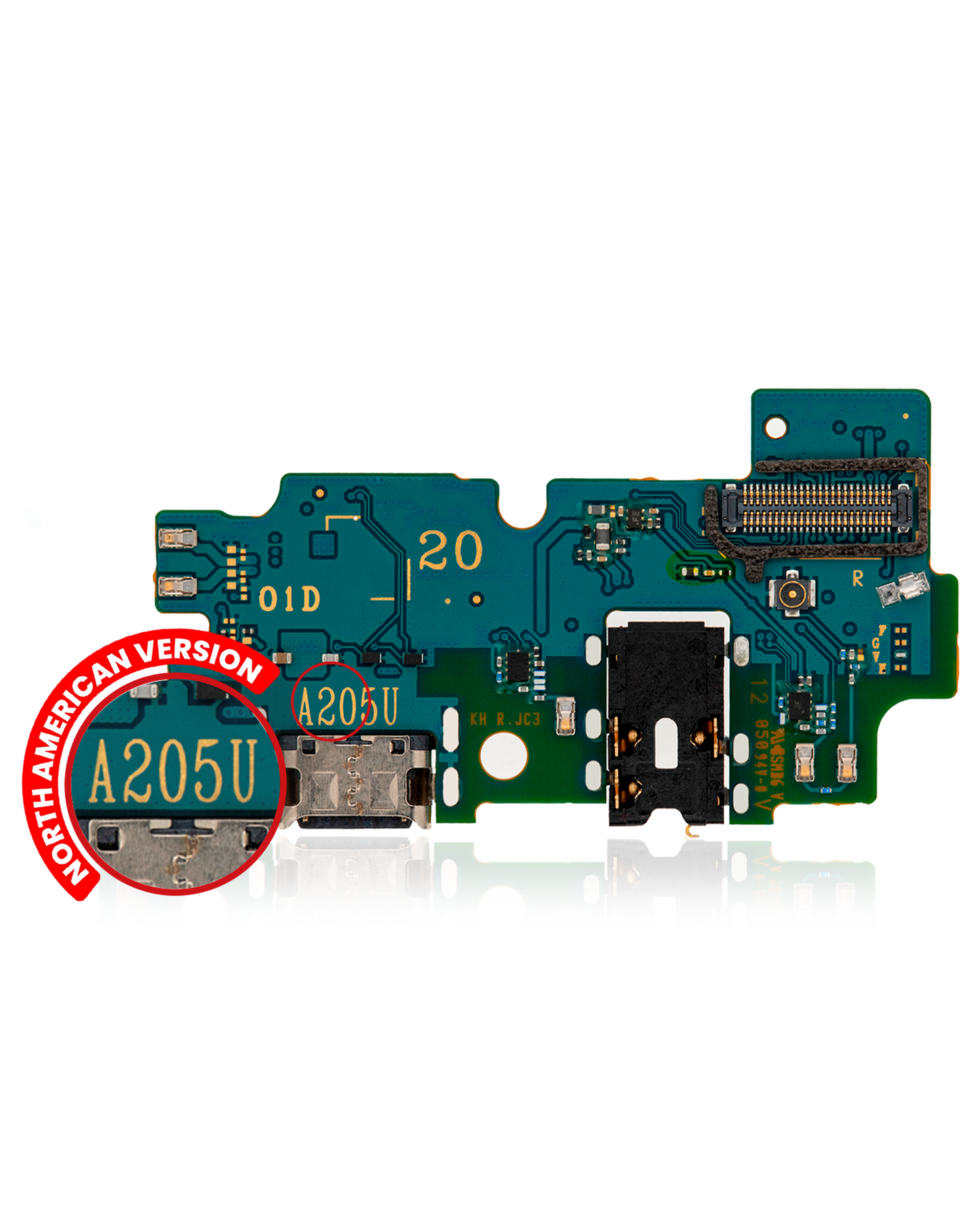 Charging Port With Board For Samsung Galaxy A20 (A205U / 2019) (US Version) (Premium)