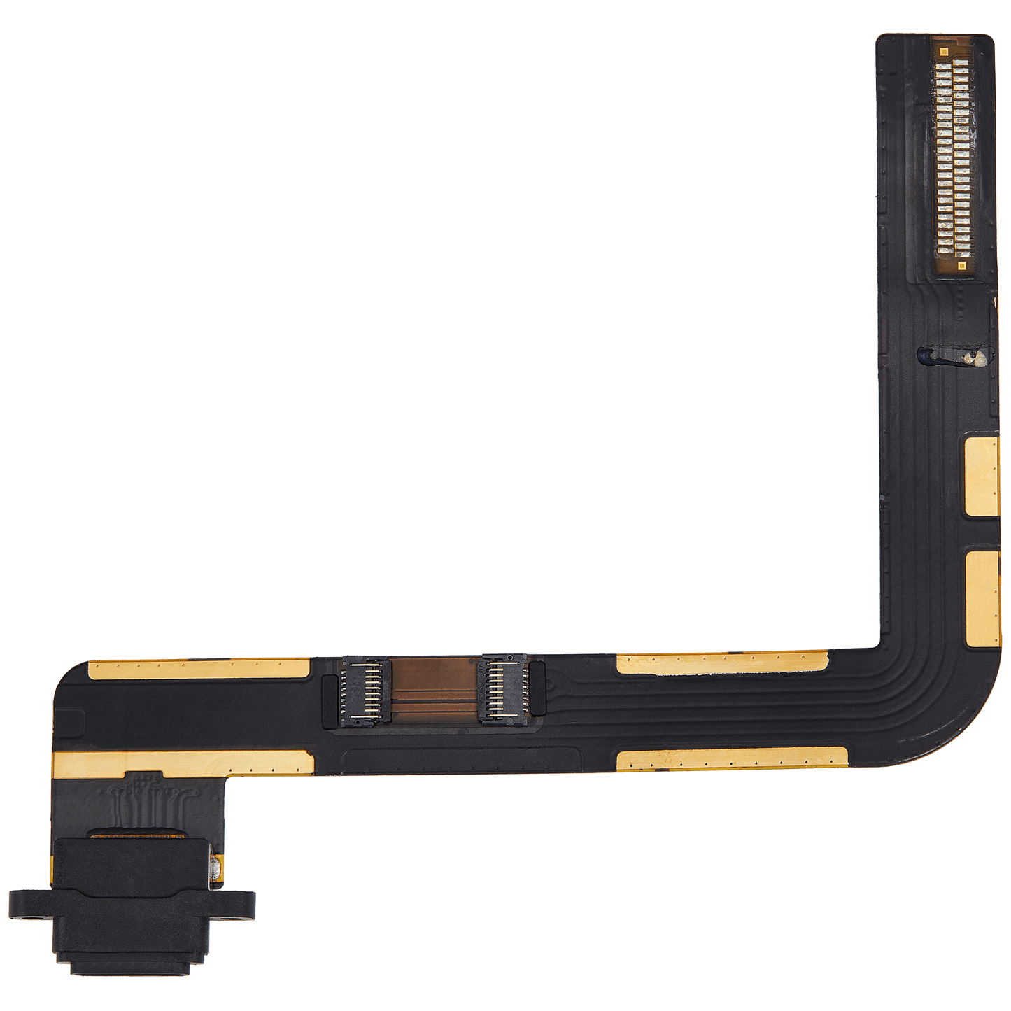 Charging Port Flex Cable For iPad 7 (2019) / iPad 8 (2020) / iPad 9 (2021) (Used OEM Pull: Grade A) (Black)