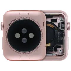 Housing Assembly Compatible For Watch Series 1 (42MM) (Used OEM Pull: Grade A) (Cellular Version) (Aluminum / Rose Gold)