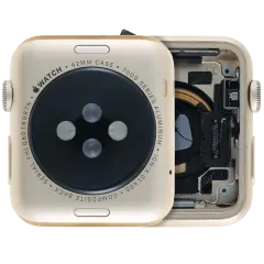 Housing Assembly Compatible For Watch Series 1 (42MM) (Used OEM Pull: Grade A) (Cellular Version) (Aluminum / Gold)