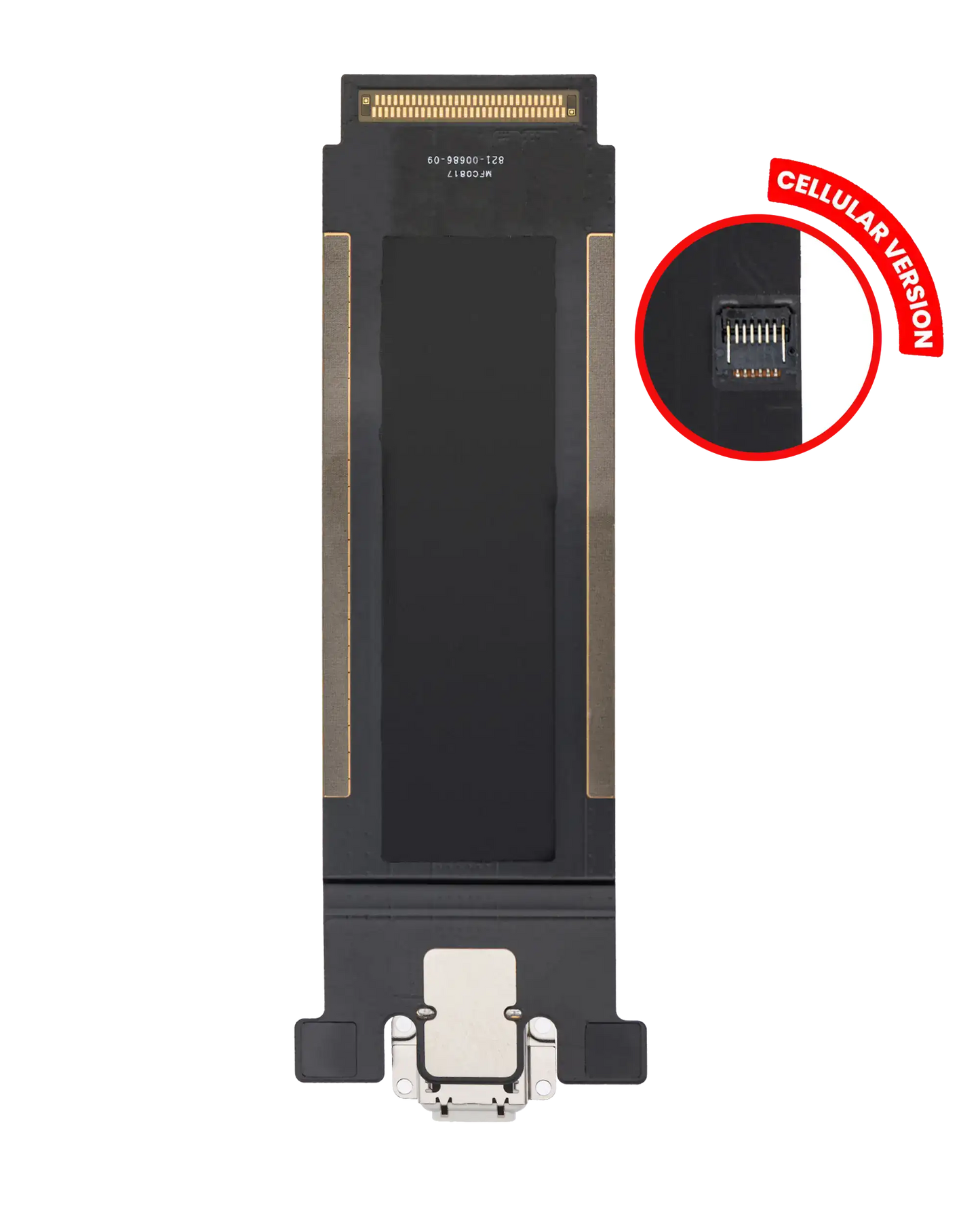 Charging Port Flex Cable For iPad Pro 12.9" 2nd Gen (2017) (Cellular) (Silver / Gold)