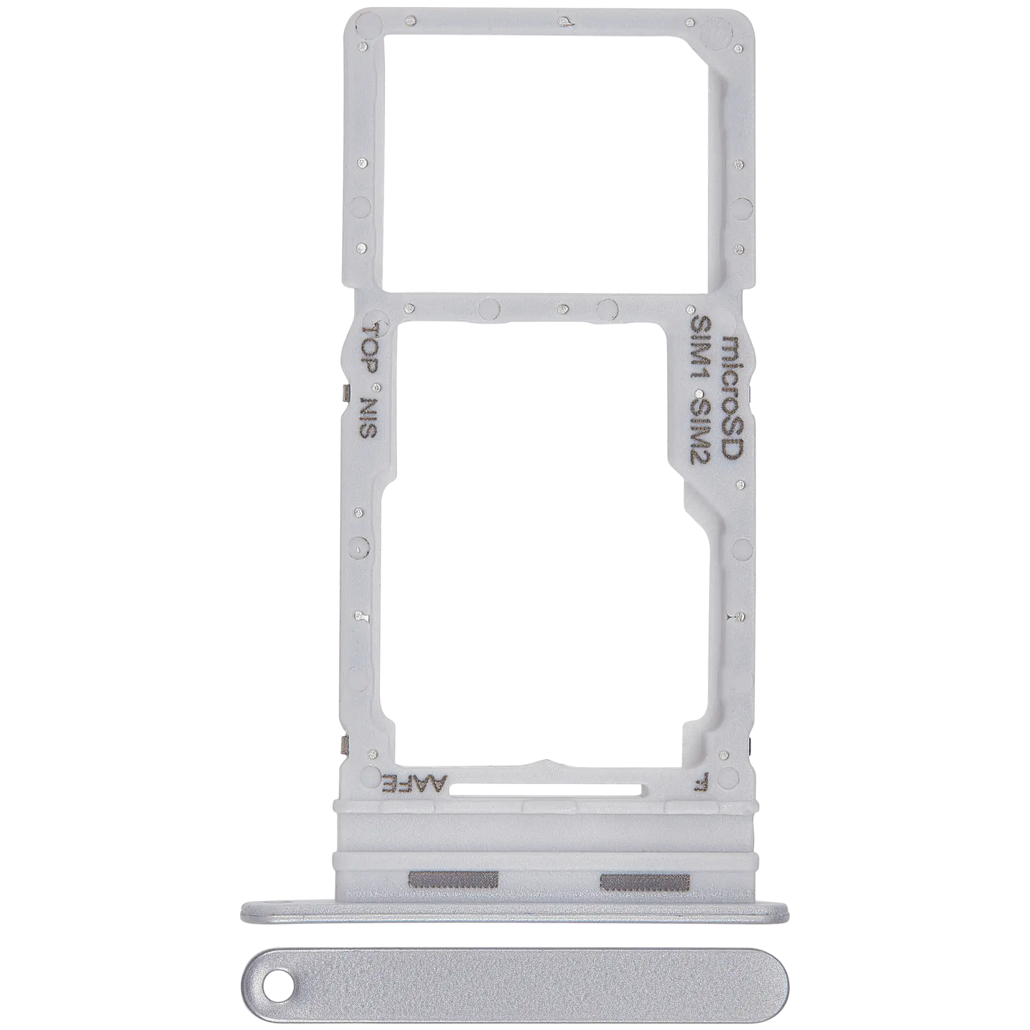Dual Sim Card Tray For Samsung Galaxy A16 4G (A165 / 2024) (Premium) (Gray)
