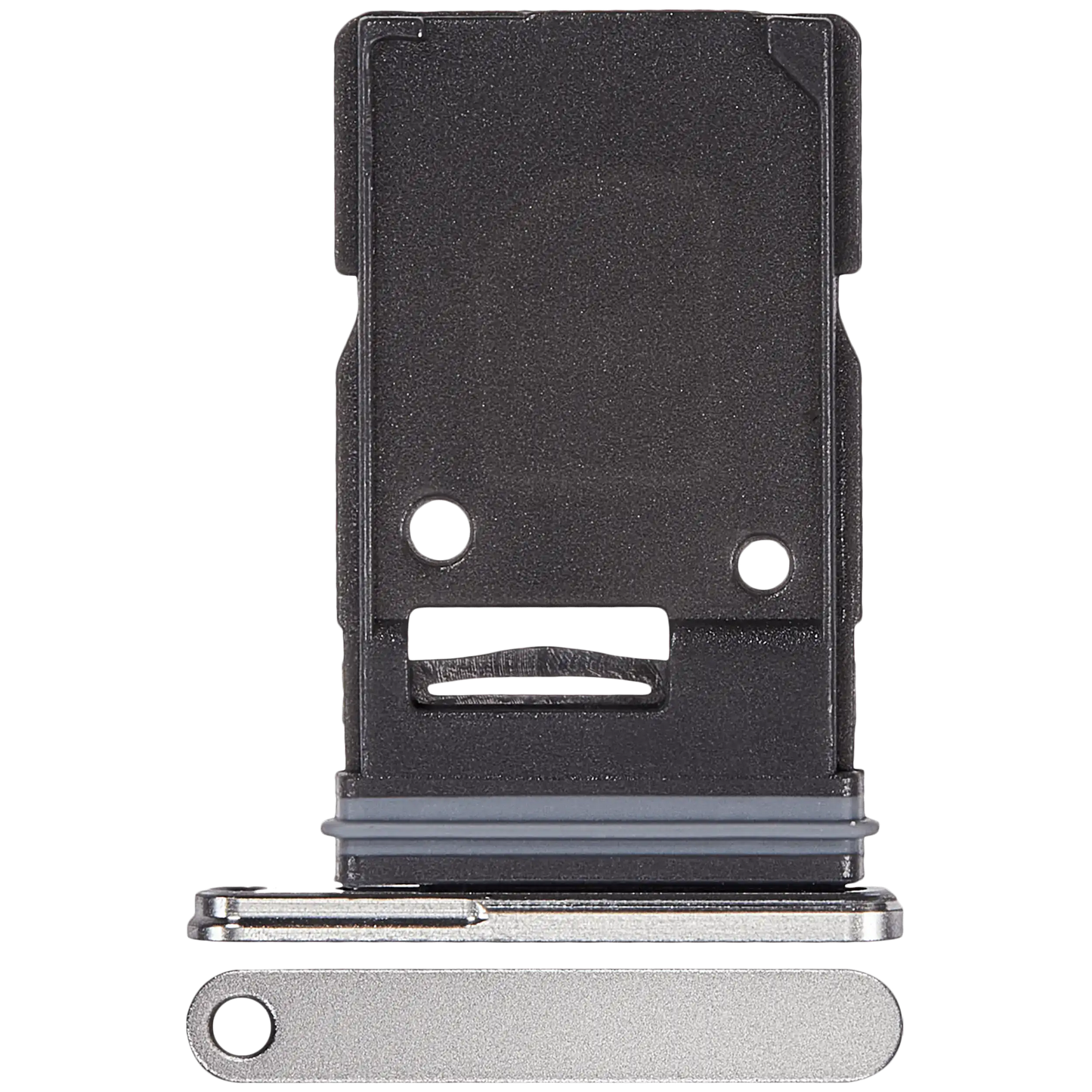 Single Sim Card Tray For Samsung Galaxy Z Fold 7 (F966) (Premium) (Silver Shadow)