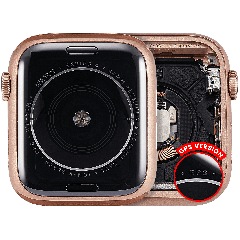 Housing Assembly Compatible For Watch Series 4 (44MM) (Used OEM Pull: Grade A) (GPS Version) (Aluminum / Gold)