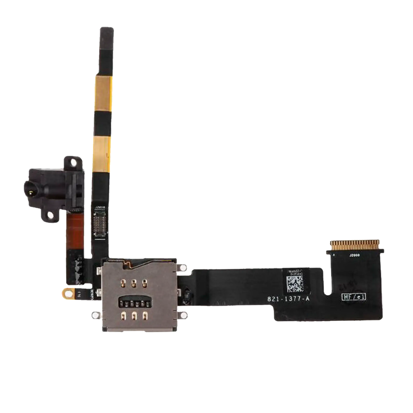Headphone Jack And Sim Card Holder Flex Cable For iPad 2 (3G)