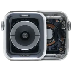 Housing Assembly Compatible For Watch Series 4 (40MM) (Used OEM Pull: Grade A) (Stainless / Silver)