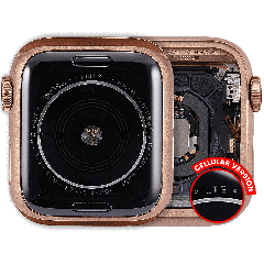 Housing Assembly Compatible For Watch Series 5 (40MM) (Used OEM Pull: Grade A) (Cellular Version) (Aluminum / Gold)