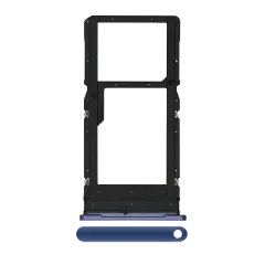 Sim Card Tray For Motorola One 5G (XT2075-1 / XT2075-2 / 2020) (Genuine OEM) (Prussian Blue)