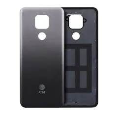 Back cover Glass For Motorola Moto G Play (XT2093 / 2021) (Genuine OEM) (Flash Gray)