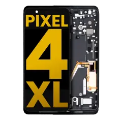 OLED Assembly With Frame For Google Pixel 4 XL (Refurbished) (Pink Power Button)