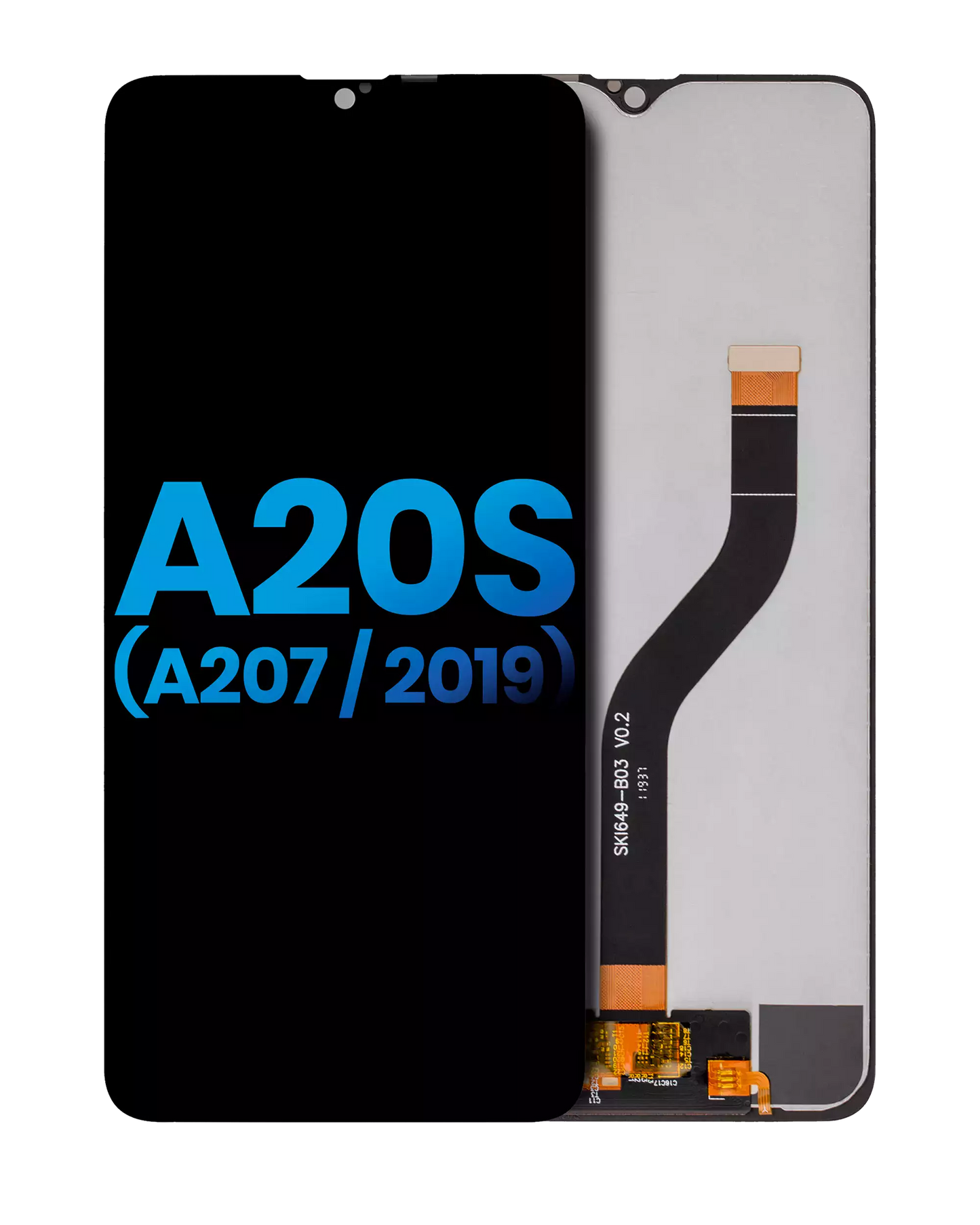 LCD Assembly Without Frame For Samsung Galaxy A20s (A207 / 2019) (Aftermarket: Incell) (All Colors)
