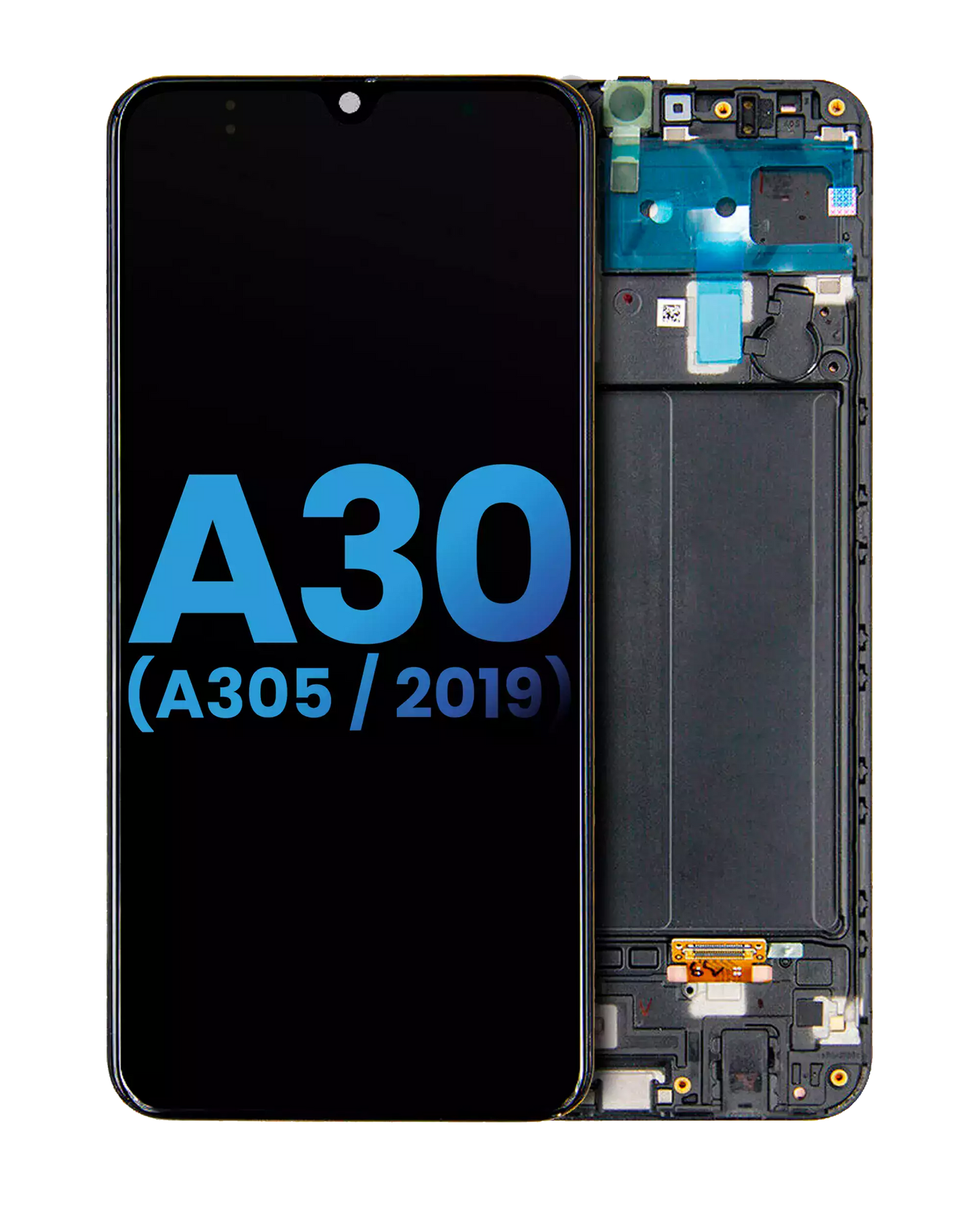 LCD Assembly With Frame For Samsung Galaxy A30 (A305 / 2019) (Aftermarket: Incell) (All Colors)