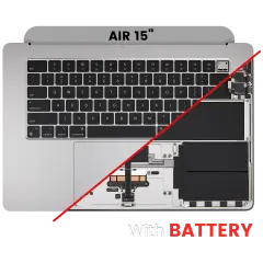 Top Case with Battery and Keyboard (ANSI US) For MacBook Air 15" A3114 (2024) (Space Gray)