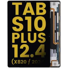OLED Assembly Without Frame For Samsung Galaxy Tab S10 Plus 12.4" (X820) (2024) (Refurbished) (Black)