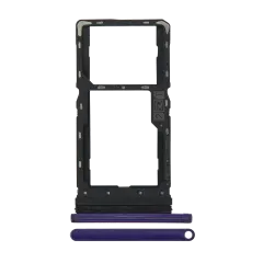 Dual Sim Card Tray For Motorola Moto G8 Play (XT2015 / 2019) (Purple)