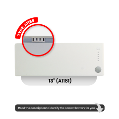 Battery (A1185) For MacBook 13" A1181 (2006-2008)