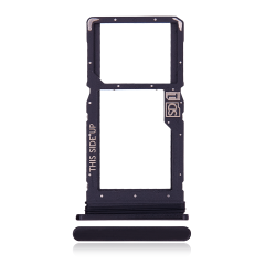 Single Sim Card Tray For Motorola Moto G8 Power / Moto G Power (XT2041 / 2020) (Genuine OEM) (Smoke Black)
