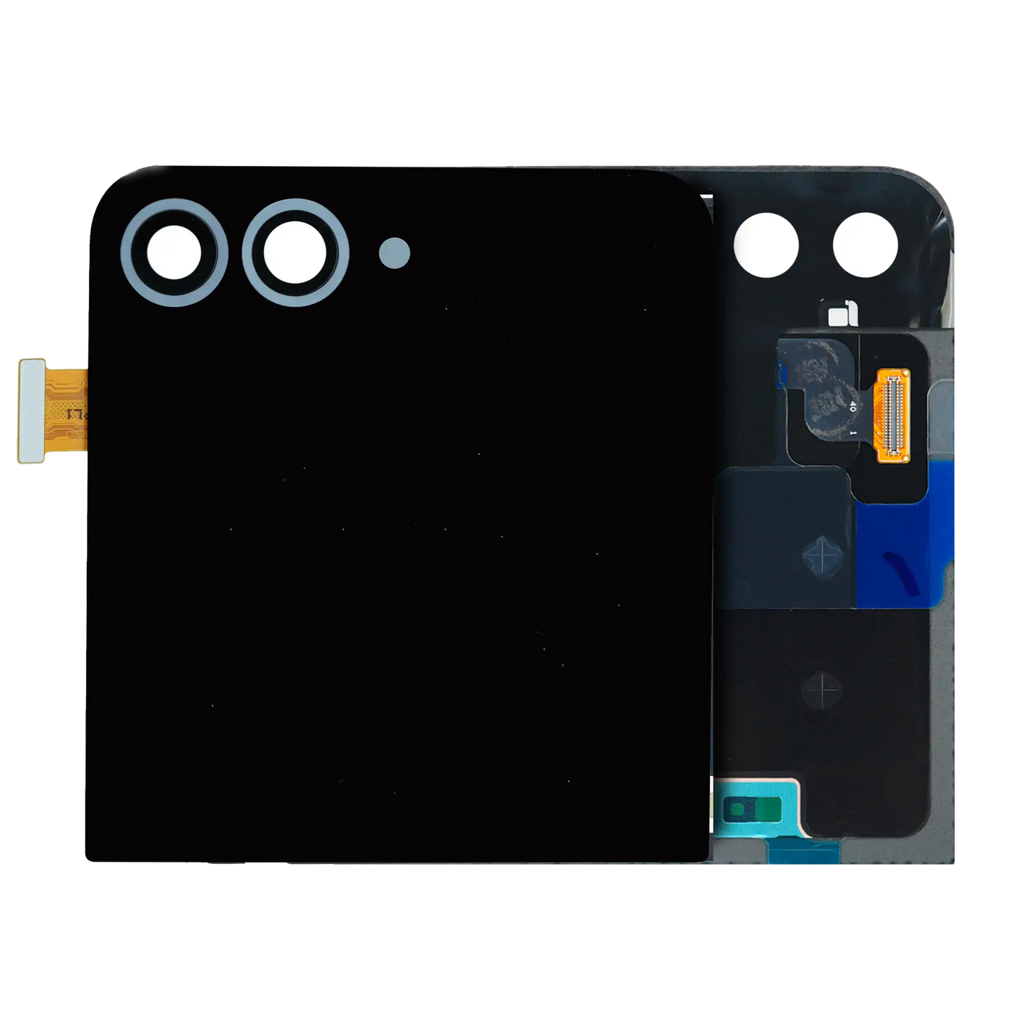 Outer OLED Assembly For Samsung Galaxy Z Flip 6 5G (US & International) (Used OEM Pull: Grade A/B) (Blue)