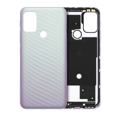 Back cover Glass For Motorola Moto G10 (XT2127-2 / 2021) / G10 Power (XT2127-4 / 2021) (Iridescent Pearl)