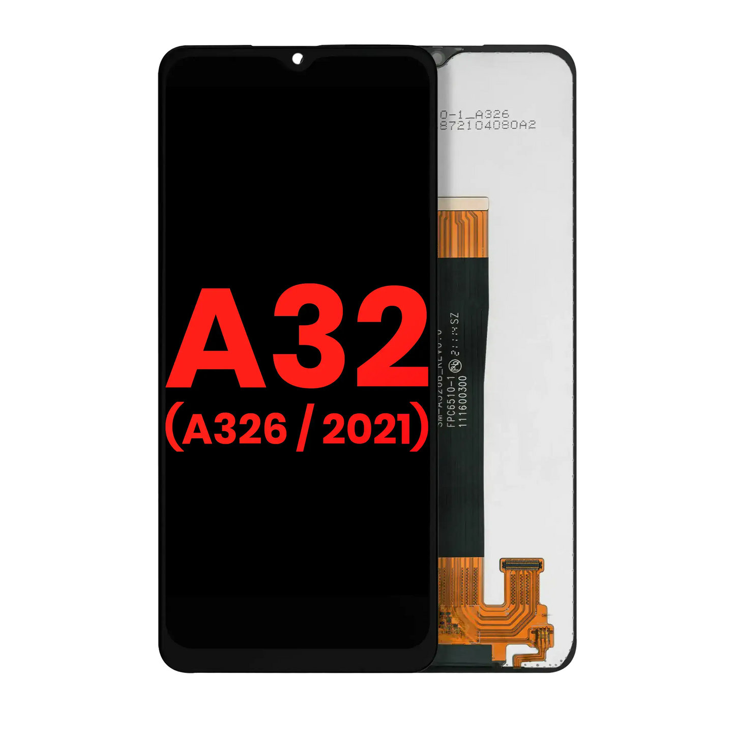 LCD Assembly Without Frame For Samsung Galaxy A32 5G (A326 / 2021) (All Models) (Aftermarket Plus) (Awesome Black)