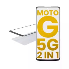 2 in 1 Front Glass With OCA Pre-Installed For Motorola Moto G 5G (XT2113-3 / 2020)