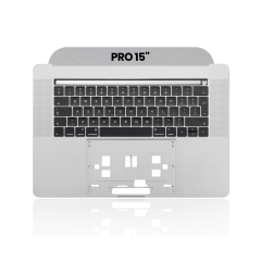 Top Case with Keyboard (ISO UK) For MacBook Pro 15" A1707 (2016-2017) (OEM New) (Space Gray)