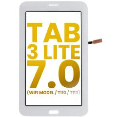 Digitizer For Samsung Galaxy Tab 3 Lite 7.0" (WiFi Model / T110 / T113) (Refurbished) (White)