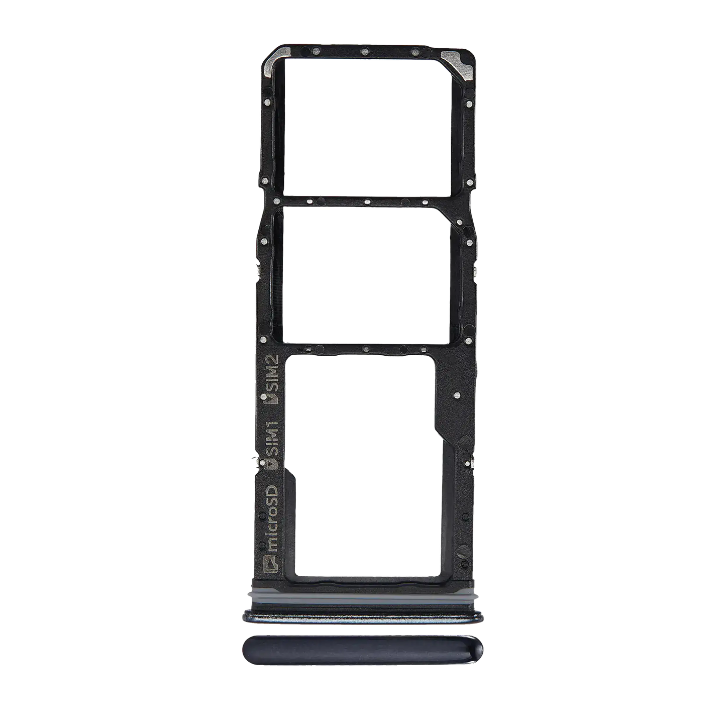 Dual Sim Card Tray For Samsung Galaxy A9 (A920 / 2018) (Caviar Black)