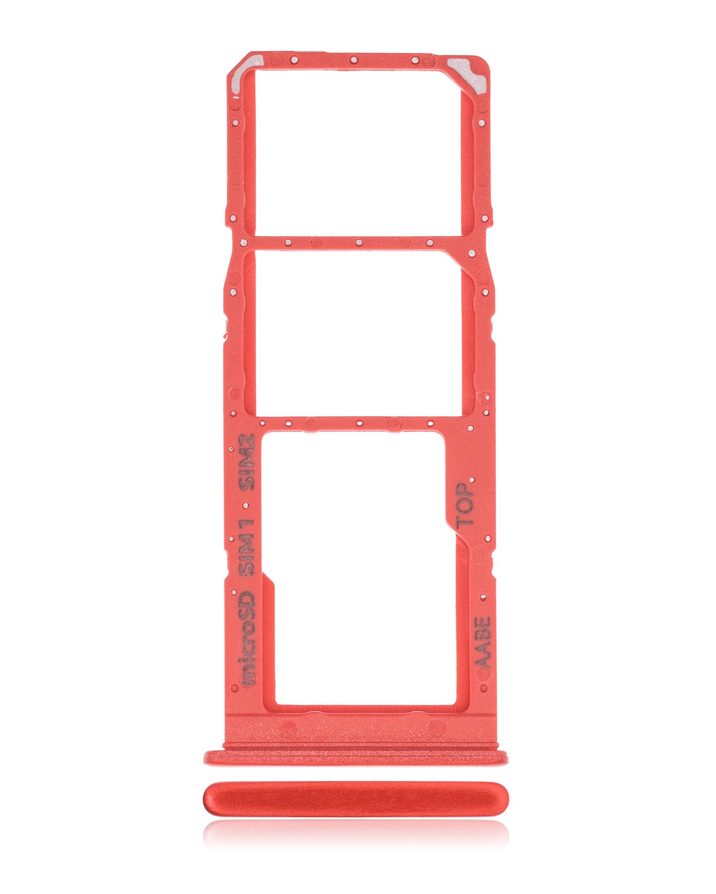 Dual Sim Card Tray For Samsung Galaxy A02 (A022 / 2020) (Red)