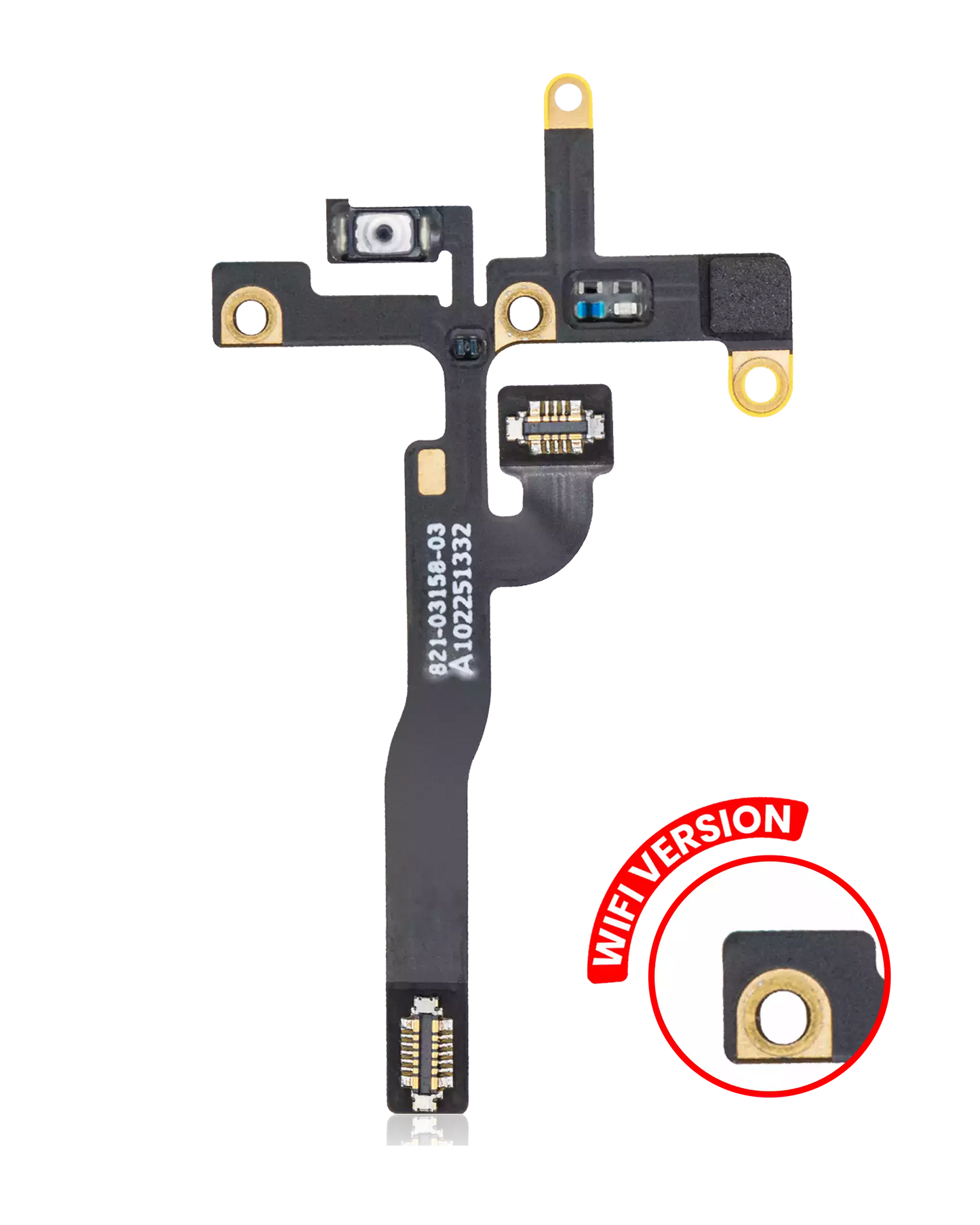 Power Button Flex Cable For iPad Pro 12.9" 5th Gen (2021) / Pro 12.9" 6th Gen (2022) / Pro 11" 3rd Gen (2021) / Pro 11" 4th Gen (2022) (WiFi Only)