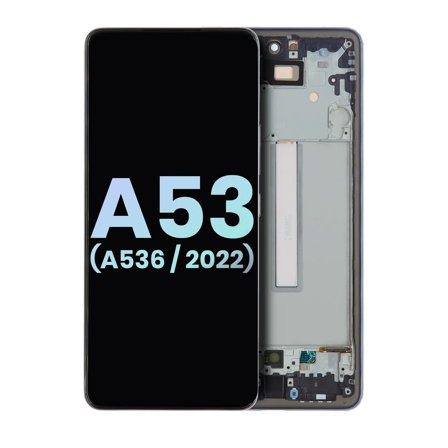 OLED Assembly With Frame For Samsung Galaxy A53 5G (A536 / 2022) (Service Pack) (Black)