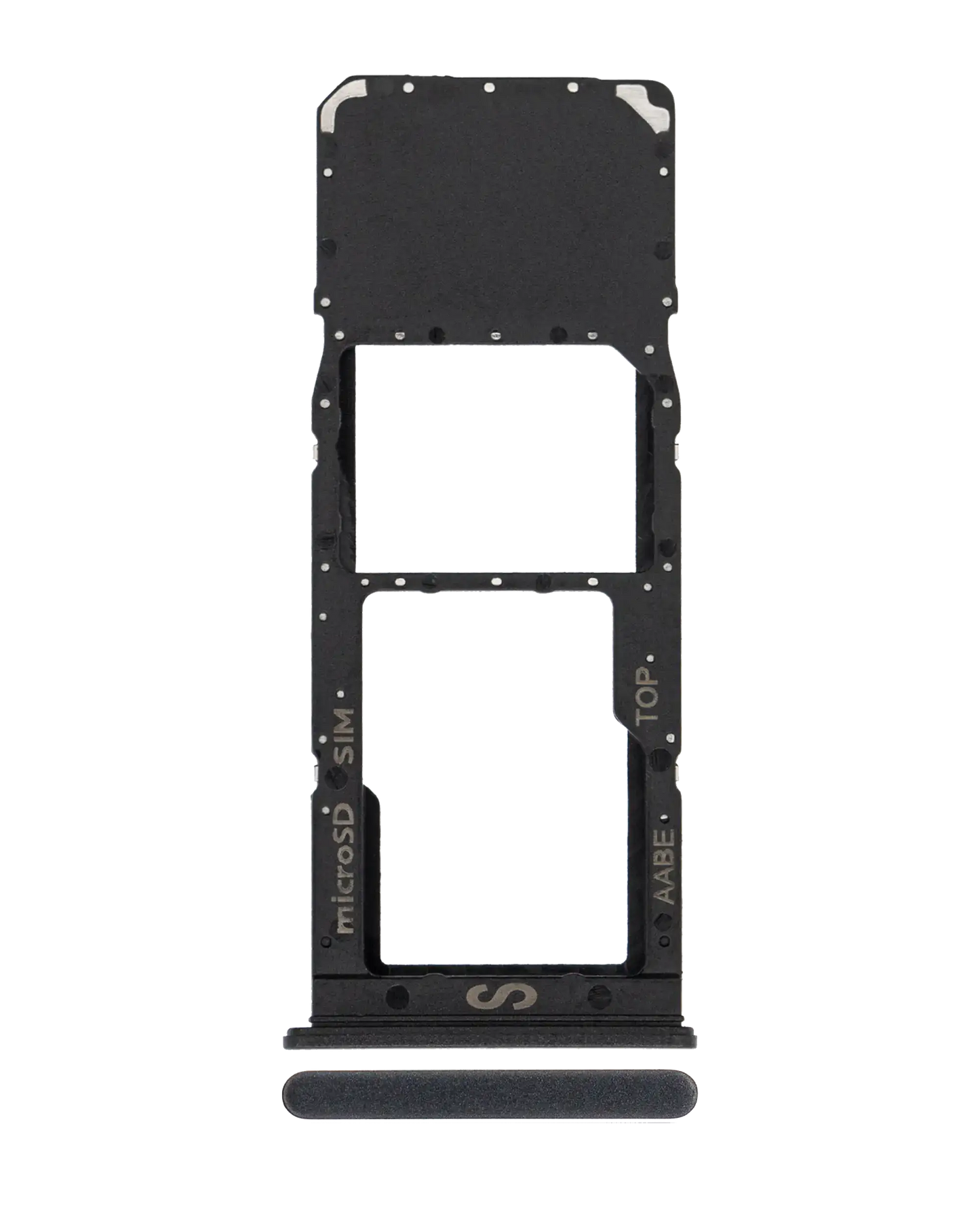 Single Sim Card Tray For Samsung Galaxy A02 (A022 / 2020) (Black)