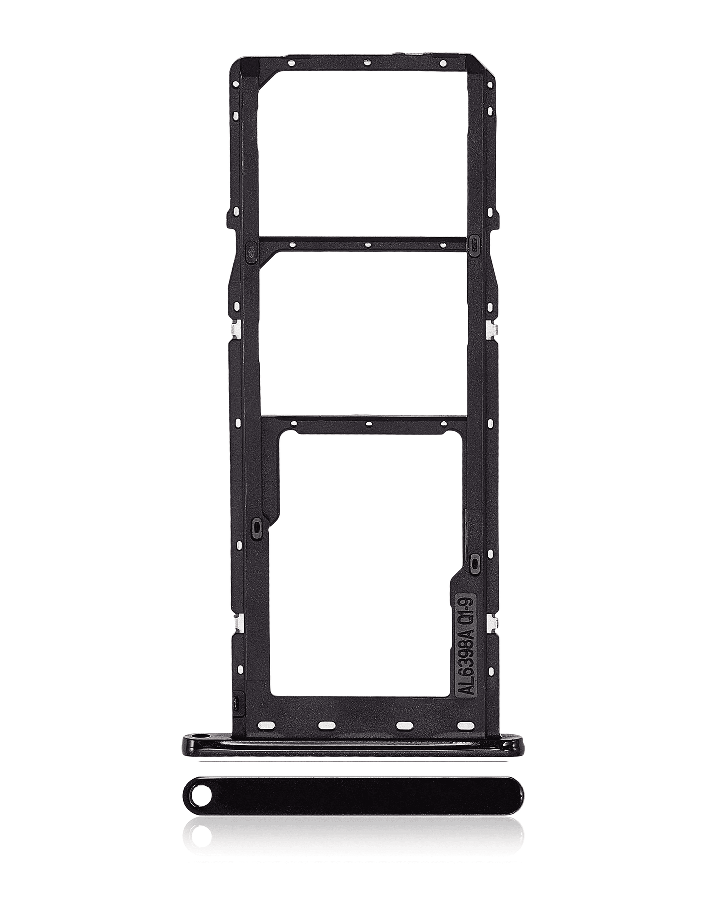 Dual Sim Card Tray For Samsung Galaxy A04E (A042 / 2022) (Black)