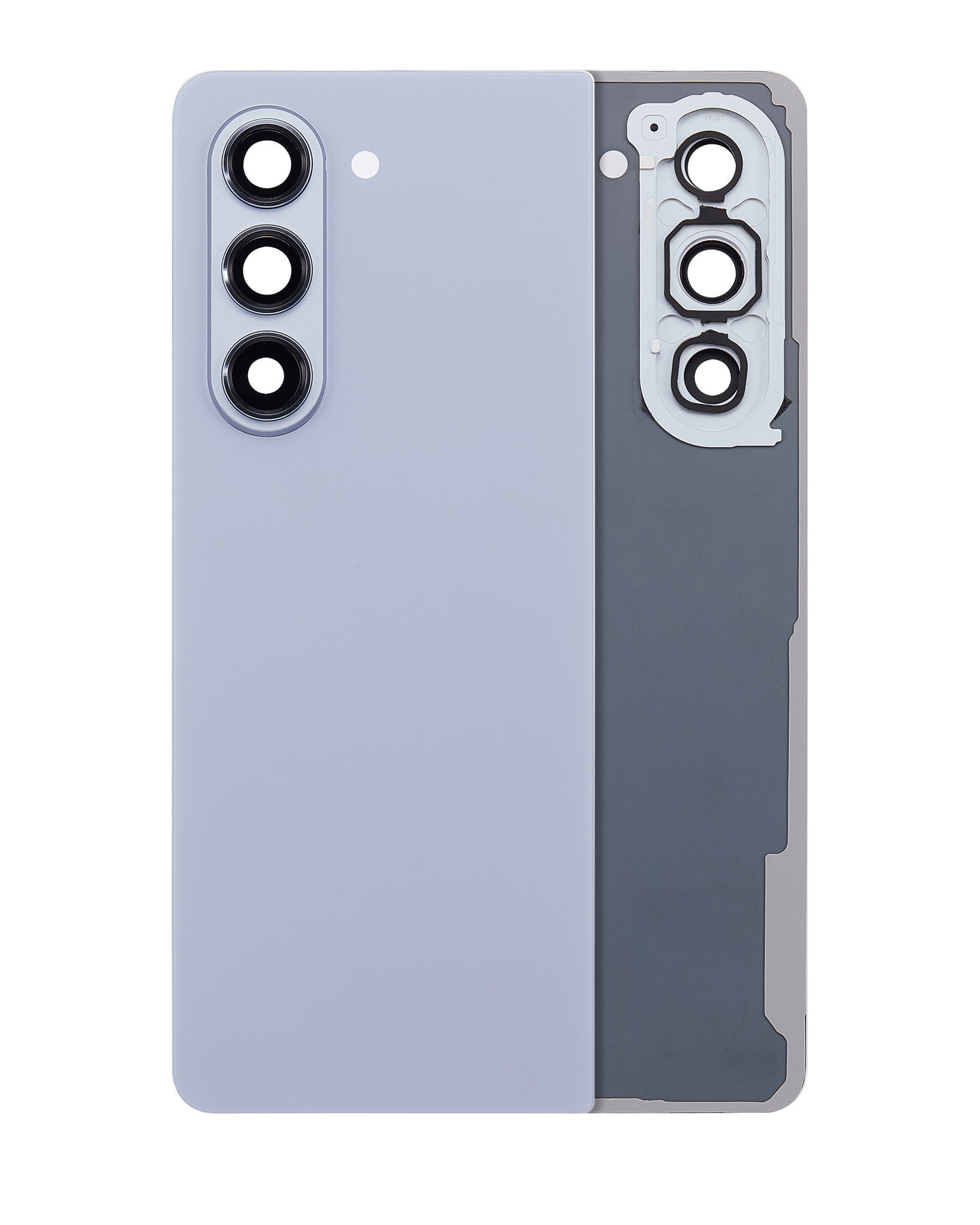 Back Cover Glass With Camera Lens For Samsung Galaxy Z Fold 5 (Service Pack) (Blue)