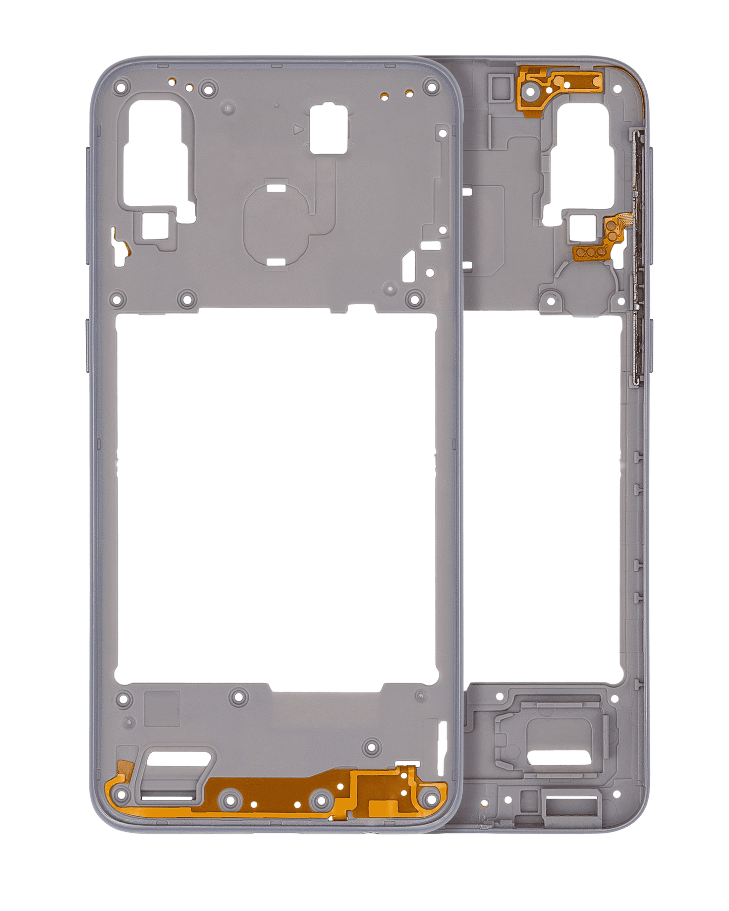 Mid-Frame Housing For Samsung Galaxy A40 (A405 / 2019) (Aftermarket Plus) (White)