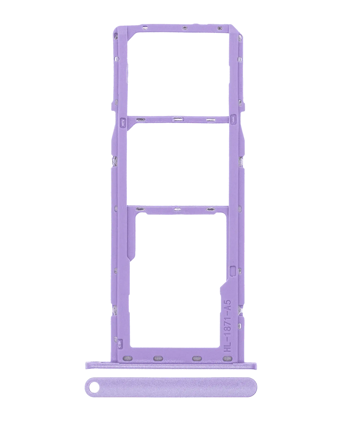Dual Sim Card Tray For Samsung Galaxy A01 (A015 / 2020) (Purple)