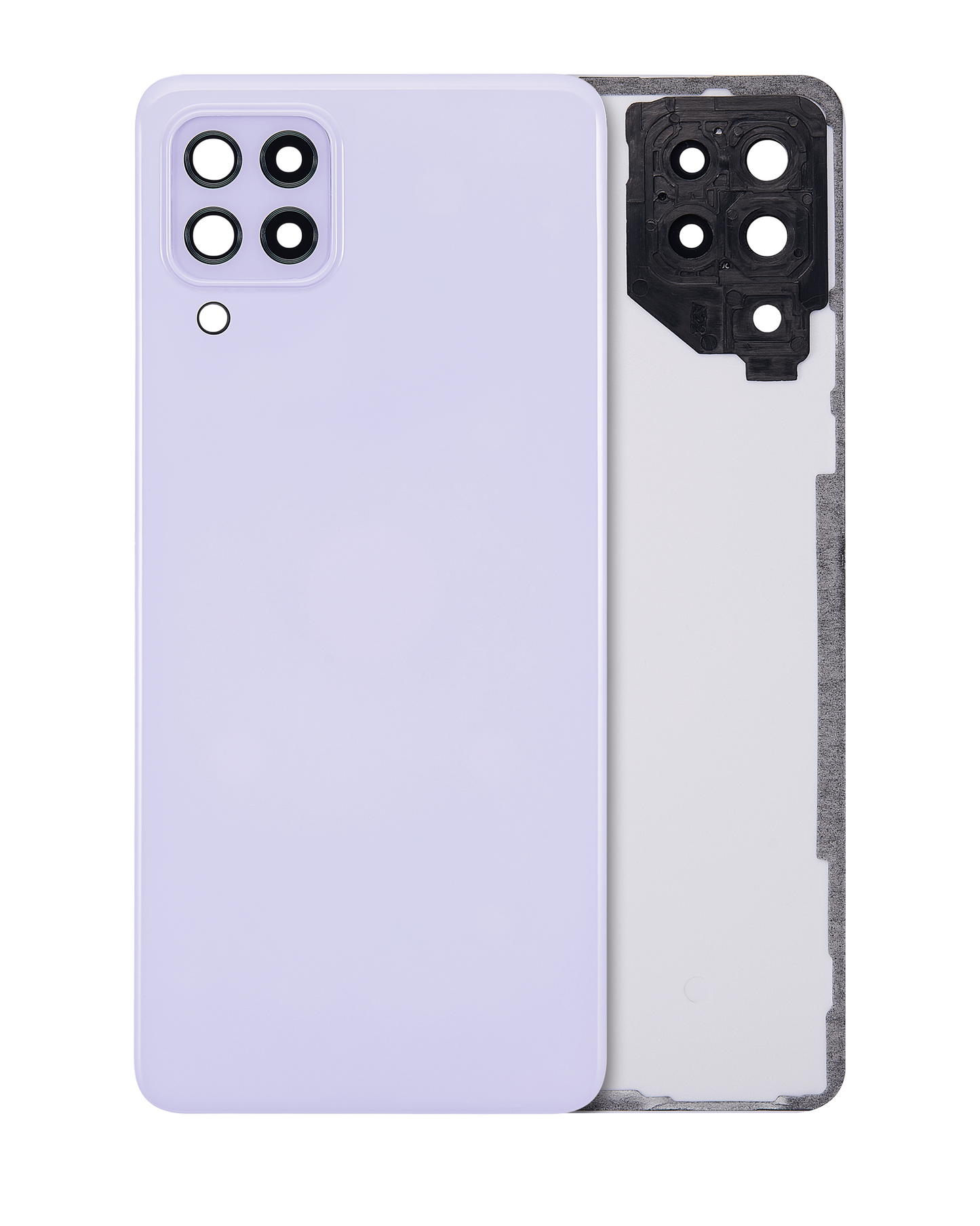 Back cover Glass With Camera Lens For Samsung Galaxy A22 4G (A225 / 2021) (Aftermarket Plus) (Violet)