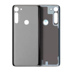 Back cover Glass For Motorola Moto G8 Power (XT2041-1 / XT2041-3 / 2020) (Smoke Black)