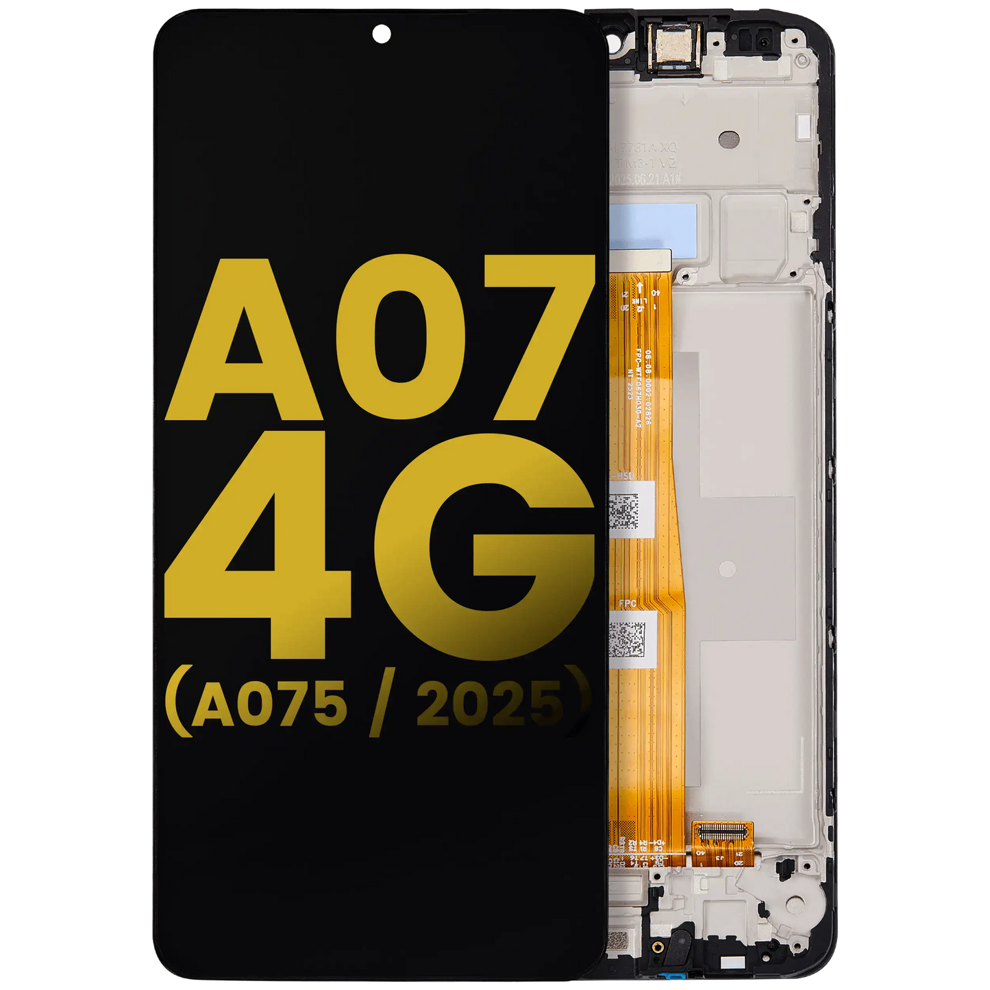 LCD Assembly With Frame For Samsung Galaxy A07 4G (A075 / 2025) (Refurbished) (All Colors)