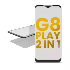 2 in 1 Front Glass With OCA Pre-Installed For Motorola Moto G8 Play (XT2015 / 2019)