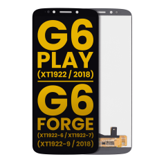 LCD Assembly Without Frame For Motorola Moto G6 Play (XT1922 / 2018) / G6 Forge (XT1922-6 / XT1922-7 / XT1922-9 / 2018) (US Version) (Refurbished) (Black)