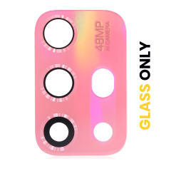 Back Camera Lens (Glass Only) With Adhesive For Motorola Moto G20 (XT2128 / 2021) (Flamingo Pink)