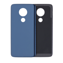 Back cover Glass For Motorola Moto G7 Power (XT1955 / 2019) (Marine Blue) (International Version)